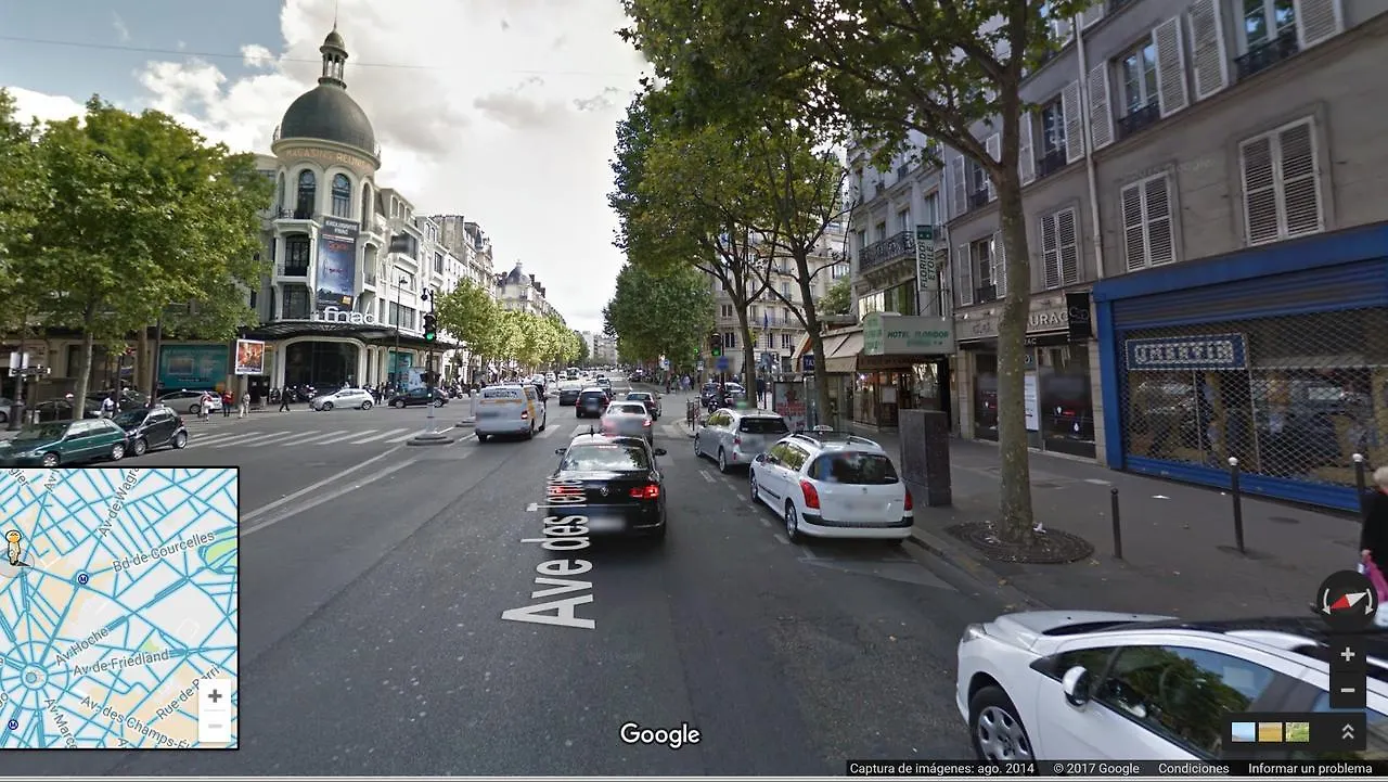 Le Triomphe Elysees Paris Fransa